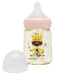 Vaikiška gertuvė Marcus & Marcus PPSU Transition Feeding Bottle Lola, 180 ml, 0 mėn., oranžinė/rožinė