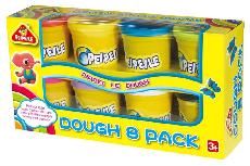 Modelinas Peipeile Dough 8 Pack, įvairių spalvų