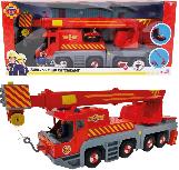 Žaislinė gaisrinė mašina Simba Fireman Sam Rescue Crane, raudona