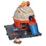 Automobilių trasos prailginimas Hot Wheels Hot Wheels City Downtown Ice Cream Swirl HKX38