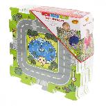 Kilimėlis kūdikiams - dėlionė Smily Play Street SP84357, 29 cm x 29 cm