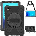 Krepšys planšetiniam kompiuteriui Estuff CHICAGO Full Body Defender for Galaxy Tab A7 Lite, juoda, 8.7"