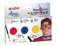 Veido dažai Alpino Superhero, įvairių spalvų, 6 vnt.