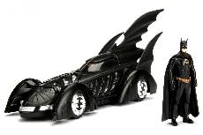 Transporto žaislų komplektas Jada Toys Batman 1995 Batmobile & Batman 253215003, juoda