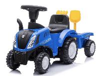 Paspiriamas traktorius Baby Care New Holland 658T, mėlynas