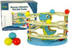 Žaidimas Lean Toys Dinosaur Roll Ball 10170, 30 cm, įvairių spalvų