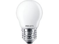 Lemputė Philips LED, P45, šiltai balta, E27, 3.4 W, 470 lm