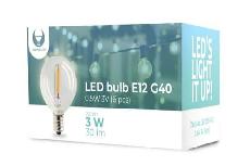 Lemputė Forever Light LED, G40, šiltai balta, E12, 0.5 W, 30 lm