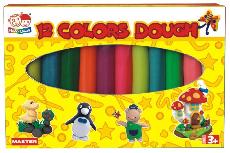 Modelinas Master 12 Colors Dough 3806-1, įvairių spalvų