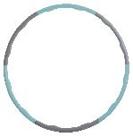 Masažinis lankas Schildkrot Fitness Fitness-Hoop, 100 cm, 1.2 kg, mėlyna/pilka