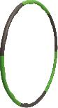 Masažinis lankas Schildkrot Fitness Hula Hoop, 100 cm, 1.2 kg, juoda/žalia