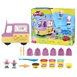 Plastilinas Hasbro Play-Doh Peppas Oce Cream Playset F3597, įvairių spalvų