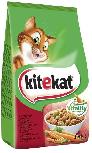 Sausas kačių maistas Kitekat Natural Vitality, jautiena/daržovės, 1.8 kg