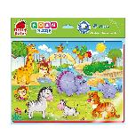 Dėlionė Roter Kafer Foam Puzzle RK6020-06, 0.4 cm, įvairių spalvų, 24 vnt.