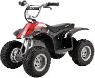 Vaikiškas elektrinis keturratis Razor Dirt Quad, juoda/raudona