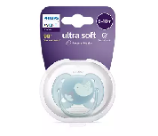 Čiulptukas Philips Avent Ultra Soft Deco Ultra soft Deco, nuo 6 mėnesių, mėlyna