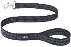 Pavadėlis Amiplay Rubber, juodas, 1.2m x 1.6cm