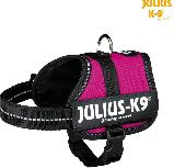 Reguliuojamos petnešos šunims Trixie Julius-K9, purpurinė (magenta), 510 - 670 mm x 28 mm, S