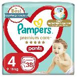 Sauskelnės-kelnaitės Pampers Premium Care Pants, 4 dydis, 15 kg, 38 vnt.