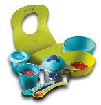 Rinkinys Tommee Tippee Weaning Starter Kit, 4 mėn., plastikas/silikonas, 8 vnt., įvairių spalvų