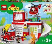 Konstruktorius LEGO® DUPLO® Gaisrinė ir sraigtasparnis 10970