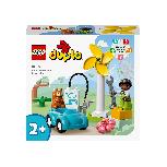 Konstruktorius LEGO® DUPLO® Vėjo turbina ir elektromobilis 10985, 16 vnt.