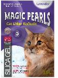 Kačių kraikas silikagelinis Magic Pearls Lavender, 16 l