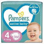 Sauskelnės Pampers Active Baby, 4 dydis, 9 - 14 kg, 132 vnt.