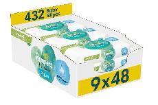 Drėgnos servetėlės Pampers Harmonie Aqua, 432 vnt.