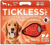 Ultragarsinis pakabukas nuo erkių Tickless Pet Ultrasonic Tick & Flea Repeller, oranžinė