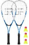 Badmintono rinkinys Spokey Bugy, 4 vnt.