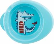 Dubenėlis Chicco Warmu Plate, 6+ mėn., plastikas/silikonas, mėlyna