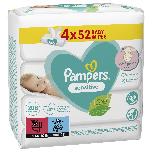 Drėgnos servetėlės Pampers Sensitive, 208 vnt.