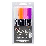 Flomasteriai Marvy Bistro Chalk Marker 480-4B, vienpusiai, 4 vnt.