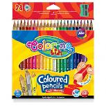 Spalvotieji pieštukai Colorino Coloured Pencils, 24 vnt.