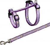 Kačių antkaklis Trixie Adjustable cat harness TX-41893, 34 - 57 cm x 13 mm, įvairių spalvų