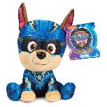 Pliušinis žaislas Paw Patrol Mighty Pups Movie Chase, mėlynas, 15 cm