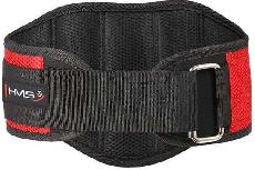 Sunkiosios atletikos diržas HMS Training Belt PA3449, juoda/raudona, L