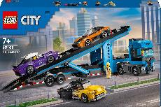 Konstruktorius LEGO® City Automobilių transporteris su sportiniais automobiliais 60408