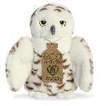 Pliušinis žaislas Aurora Eco Nation Snowy Owl, rudas/baltas, 20 cm