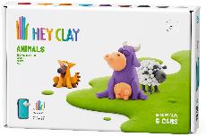 Modelinas Hey Clay Animals 60024E, 6 vnt.