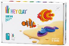 Modelinas Hey Clay Ocean Animals 2 60028E, 6 vnt.