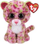 Pliušinis žaislas TY Beanie Boos Lainey Leopard, rožinis, 24 cm