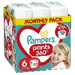 Sauskelnės-kelnaitės Pampers Pants, 6 dydis, 132 vnt.