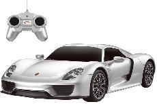 RC automobilis Rastar Porsche 918 Spyder 71400, 19.8 cm, 1:24