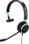 Laidinės ausinės Jabra Evolve 30 II UC Mono, juoda/raudona