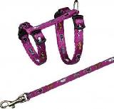 Kačių antkaklis Trixie Adjustable cat harness TX-4144, 21 - 33 cm x 8 mm, įvairių spalvų