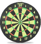 Smiginio taikinys Bex Sport Dart Set, balta/juoda/raudona, 457 mm