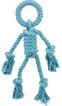 Žaislas šuniui Trixie Rope Figure 34700, 26 cm, mėlynas