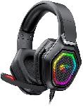 Laidinės žaidimų ausinės Havit H659d RGB, juodos